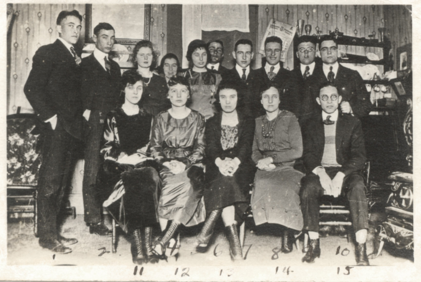 Party at E. J. Babcock's 1920 or 1921. 