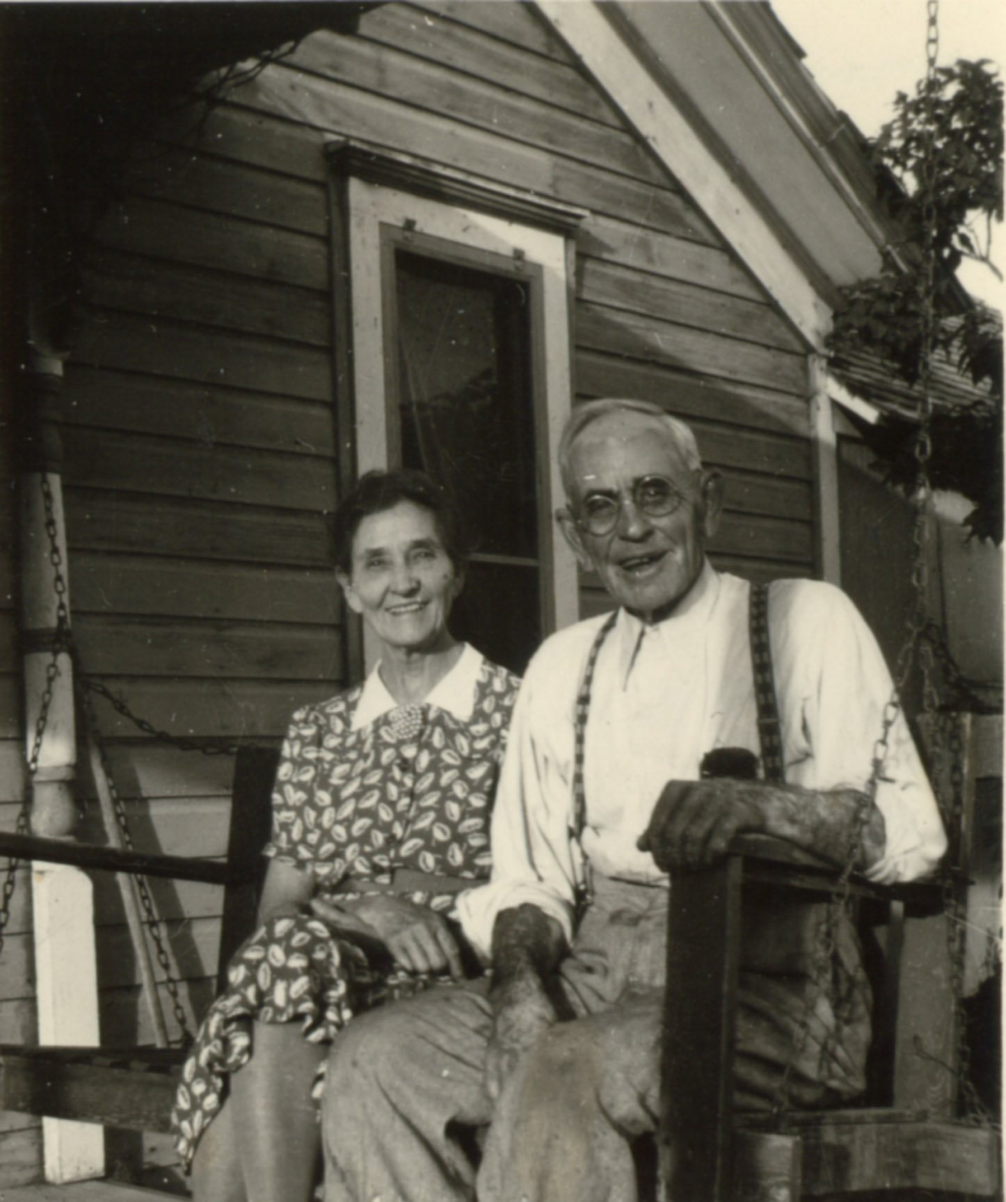 Arthur Babcock an his wife Esther 1942